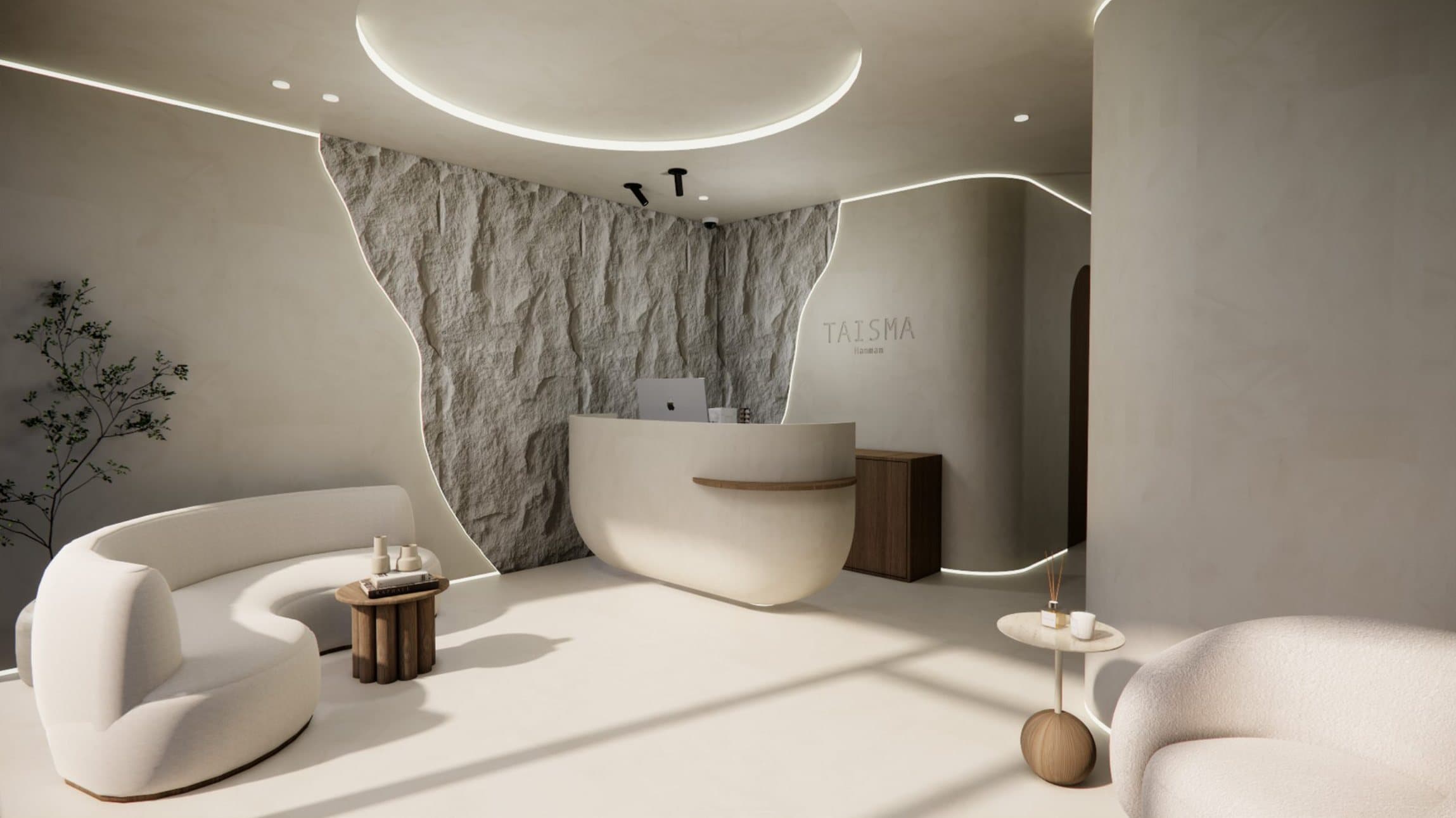 Réception du spa TAÏSMA